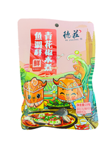 將圖片載入圖庫檢視器 中國大陸 德莊 青花椒水煮魚調料 210克/袋 220克/袋 新舊包裝交替