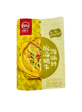 將圖片載入圖庫檢視器 中國大陸 川娃子 酸湯肥牛調味料 260克/袋 酸辣 火鍋底料 酸菜魚