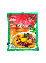 將圖片載入圖庫檢視器 馬來西亞 A1 AK KOH Kari Sayuran 素咖哩即煮醬 200g/袋 馬來西亞國民美食