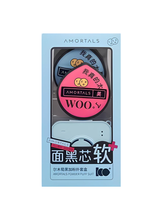 將圖片載入圖庫檢視器 爾木萄 AMORTALS 黑加粉撲套盒(XL) 棉花糖粉撲 不吃粉 超軟