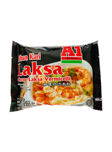 將圖片載入圖庫檢視器 馬來西亞 A1 AK KOH Curry Laksa Bihun 咖哩叻沙米粉 新加坡口味 110g/袋