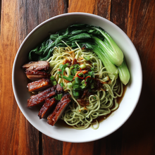 將圖片載入圖庫檢視器 馬來西亞 劉家麵線 LJMX 菠菜哥羅麵 Spinach Kolo Mee 85g 附送干撈醬 合規進口 砂拉越麵