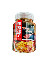 將圖片載入圖庫檢視器 中國大陸 麻辣空間 油潑辣子 拌菜鮮 拌面香 210g/瓶 180g/瓶 香辣紅油辣椒 四川