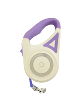 將圖片載入圖庫檢視器 發光狗狗牽引繩 適合中小型犬 帶燈自動伸縮遛狗繩 狗鏈 外出寵物用品 3米長 5米長