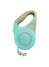 將圖片載入圖庫檢視器 發光狗狗牽引繩 適合中小型犬 帶燈自動伸縮遛狗繩 狗鏈 外出寵物用品 3米長 5米長