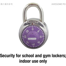 將圖片載入圖庫檢視器 Master Lock 美國 密碼鎖 1514D 固定轉盤 健身房 門鎖 保險柜 掛鎖
