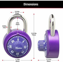 將圖片載入圖庫檢視器 Master Lock 美國 密碼鎖 1530DCM 1530T 固定轉盤 健身房 掛鎖