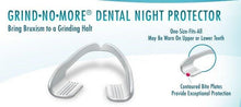 將圖片載入圖庫檢視器 美國 Plackers GRIND NO MORE 原裝封套 夜間磨牙牙套 護齒 防磨牙 單入裝 清潔片 簡易收納盒