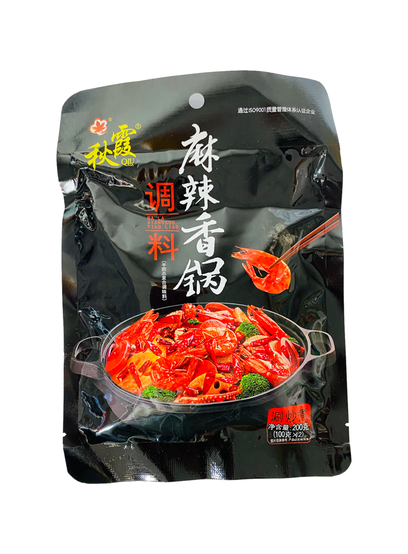 中國大陸 秋霞 麻辣香鍋底料 200g/袋