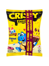 將圖片載入圖庫檢視器 馬來西亞 CRISPY Chocolatey Original 爆爆龍 巧克力 330g 25+5pcs
