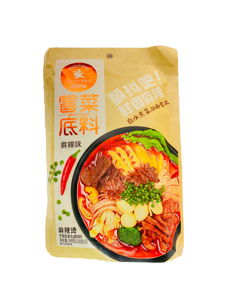 中國大陸 麻辣空間 冒菜專用底料 紅油冒菜料 成都 四川 240公克/袋(內有2入)