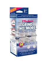 將圖片載入圖庫檢視器 美國 Plackers GRIND NO MORE 原裝封套 夜間磨牙牙套 護齒 防磨牙 單入裝 清潔片 簡易收納盒
