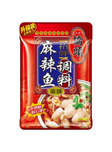 將圖片載入圖庫檢視器 中國大陸 橋頭 麻辣魚調料 升級裝 180克/袋 招牌魚調料 川味經典 麻辣香濃
