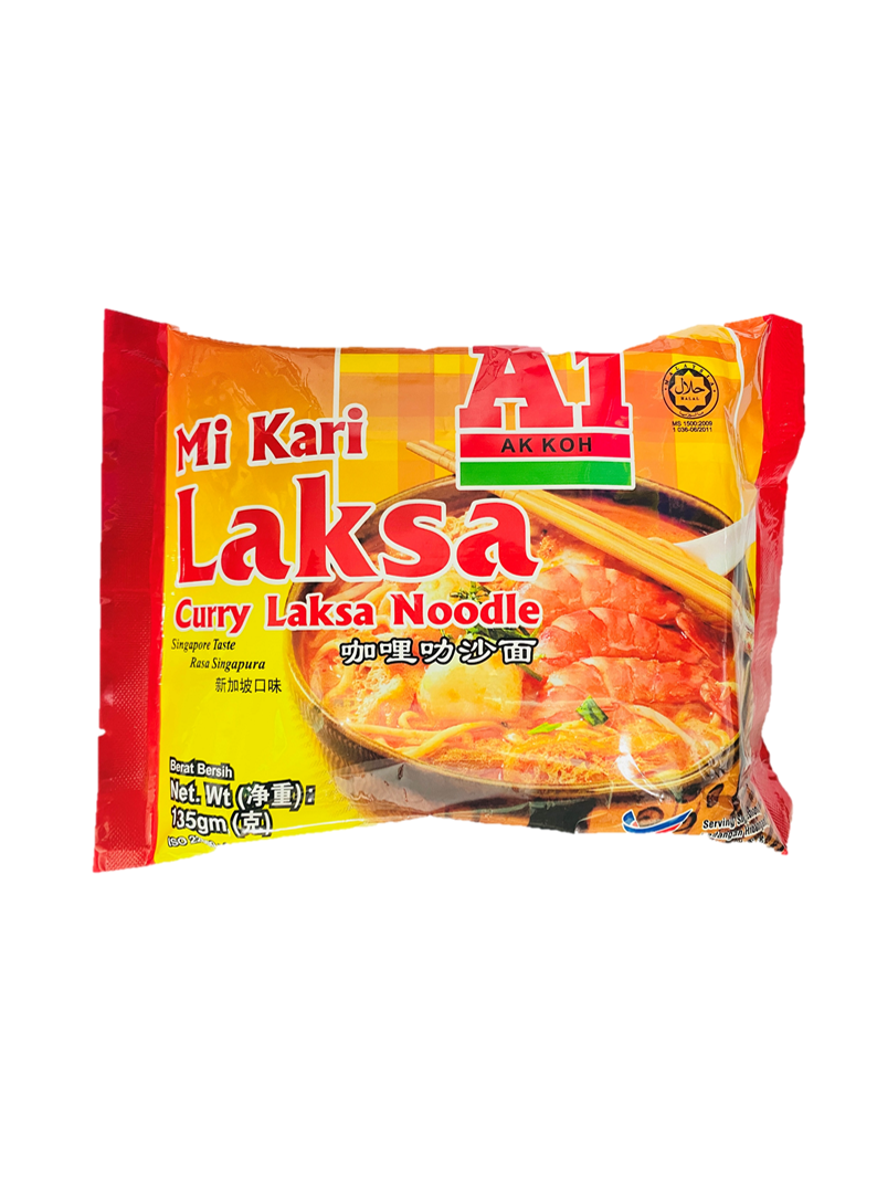 馬來西亞 A1 AK KOH 咖哩叻沙面 新加坡口味 Curry Laksa Noodle 135g 115g