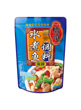 將圖片載入圖庫檢視器 中國大陸 橋頭 水煮魚 麻辣 酸菜魚調料 重慶特產 魚火鍋底料 150g/袋
