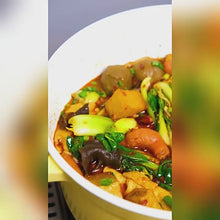 將影片載入圖庫檢視器並播放，中國大陸 名揚 牛油麻辣火鍋底料 手工全型料 干鍋 冒菜 重慶四川 360g(共4入90克)
